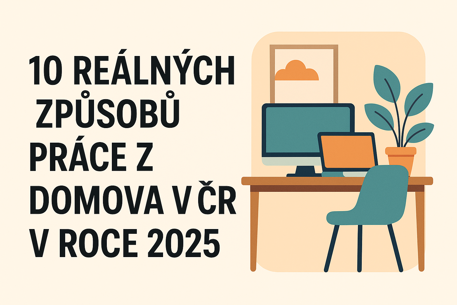 🧑‍💻 10 reálných způsobů práce z domova v ČR v roce 2025